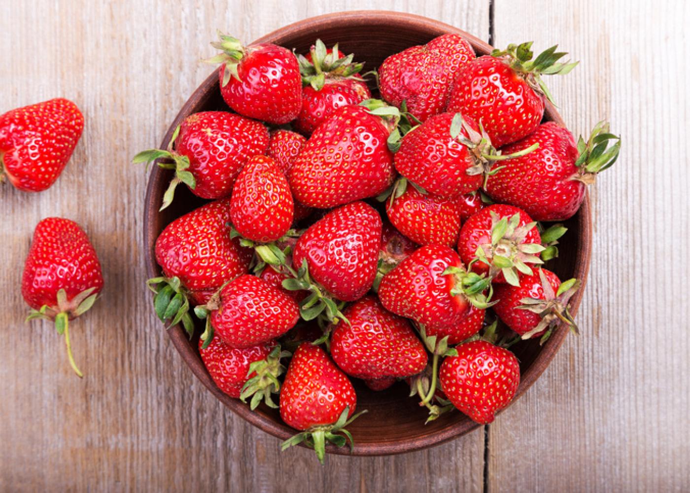 Picture of some strawberries.